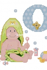 ABC Babies O from Las Labores de Ana Extra Baby 29 PCS