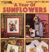 Leisure Arts Leaflet 2817 - A Year of Sunflowers