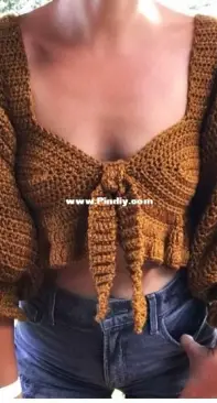 Cozy Creative Crochets - Heather Cummings - The Fall Brings S’Leaves Sweater