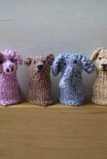 Frankie's Knitted Stuff-Finger Puppets by Frankie Brown-Free