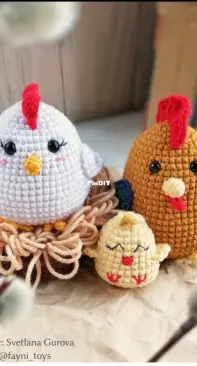 Fayni Toys - Svetlana Hurova - Chicken Family