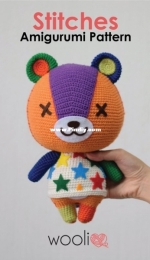 WooliGT Stitches Amigurumi Crochet Pattern - Animal Crossing - English