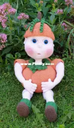 The Crochet Crazy Crew - Tracey Denise - Pumpkin Baby