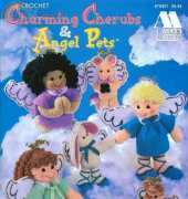 Annie's Attic 878801 Charming Cherubs and Angel Pets by Mae Meats 1985