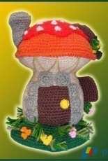 Delicious Crochet - Paola Navarro - Mushroom House - Spanish