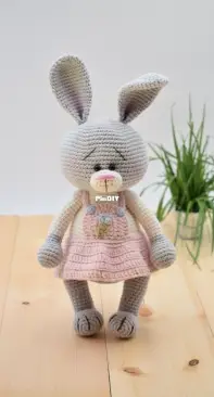 MamaIra Toy and Pattern - Irina Prilykova / Prilukova - Bunny in a sundress - Зайка в сарафане - any language