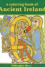 Adult coloring book-Ancient Ireland by Bellerophon Books-2000