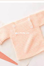 Yarnspirations - Crochet baby pullover - Free