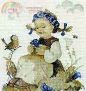Needle Treasures 04636  Hummel - Blue Belle