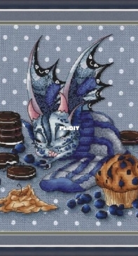 Blueberry Dragon by Nadezhda Kazarina XSD