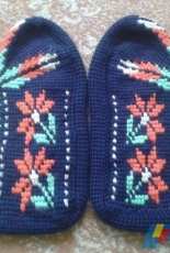 star floral booties