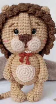 GALAxy knitted toys - Galina Veremeenko - Lion - Russian
