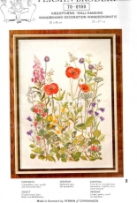 Permin of Copenhagen 70-0100 - Wayside Flowers with Poppies