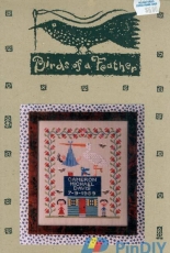 Birds Of A Feather BOAF - Birds and Bees Birth Sampler