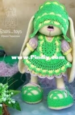 Crochet Bunny Art - Irina Tarasova - Lea Outfit set