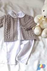 OGE knitwear Sweater with cables and Rib Sleeves