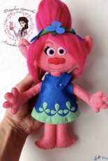 Trolls - Poppy Felt Pattern - Russian
