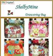 ShelbyMine-Drawstring Patchwork Bag