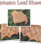 Autumn Leaf Shawl by Supisa Oliver /Fiber Monster