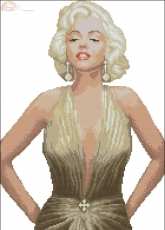 Vervaco 35.290 / 2002 75.068 / 65.068 Marilyn Monroe PCS