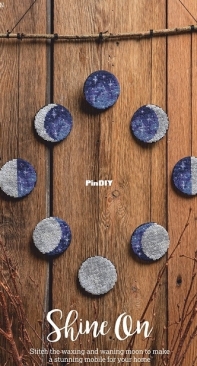 Shine On - Moon Phase Mobile by Emma Congdon from Cross Stitcher 367 PCS + XSD