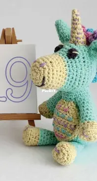 My Crochet Chums - Pia Simpson - Lockdown Ami Challenge - Number 19 Unicorn - Free