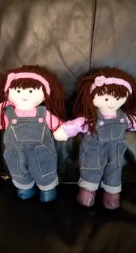 Rag dolls for my granddaughters
