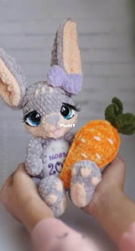 Varezhka Handmade - Julia Bazhina - Юлия Бажина - Bunny Utah - Зайка Юта - Russian