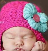 Snappy Tots- Heidi Yates- Berry Snowboarder Earflap Hat