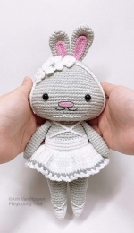 Craft by Anh / A Tiny Corner Us - Anh Van Nguyen - Annie the Ballerina Bunny - Free