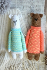 Kotoklubok - Tanya Ershova - Bear in Sweater - Translated - Free