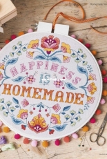 Happiness is Homemade Hoop by Emma Congdon from Cross Stitch Gold 143 XSD