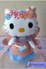 Carmela Caramella - Fadinha Hello Kitty / Hello Kitty Fairy Felt Pattern - Portuguese - Free