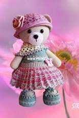 Sirmas Magic -Tanya Borissova  -  Crochet Set of Clothes for Annie the Butterfly Teddy Bear
