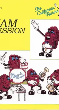 Just Cross Stitch - California Raisins Leaflet 02 - 5 - Jam Session