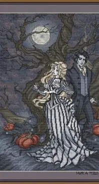 Ichabod Crane and his beloved Catherine by Nika Roshan