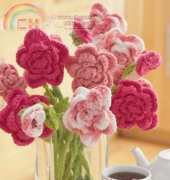 Lily sugar'n cream - Rose bouquet - Free pattern