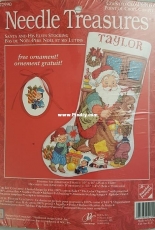 Needle Treasures (JCA) - 02990 Santa and His Elves Stocking