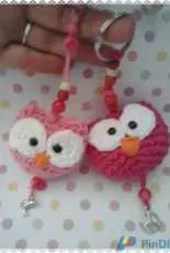 Owls key rings
