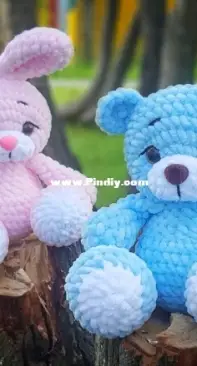 ChirkaToys - Ekaterina Chirkova - Teddy Bear and Bunny  - English