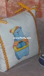 Teddy bear pillow