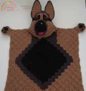Jenna Wingate Designs - Jenna Wingate - A Dog in a Sweater - German Snuggly Dog