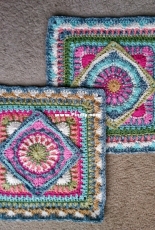 CatsWhiskers Crochet - Christine Bateman - The Jackfield Tile Square - Free