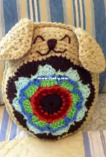 Party Pixy Crochet - Kim Boardman - Bashful Puppy Plushie