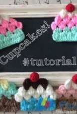 Las Varetas crochet Handmade by Guala - Crochet Granny Cupcake  - Spanish - Free
