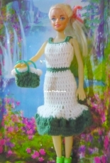 Maguinda Bolsón - Nilce dress and bag set for dolls