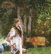 Artecy Cross Stitch - The Milk Maid