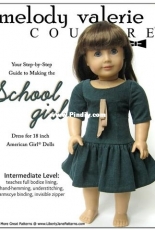 Melody Valerie Couture - Schoolgirl Dress for 18" Dolls