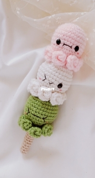 Pengpuff Crochets - No-sew Amigurumi Octopus Dango - English
