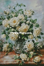 Chimera -Bouquet of white roses